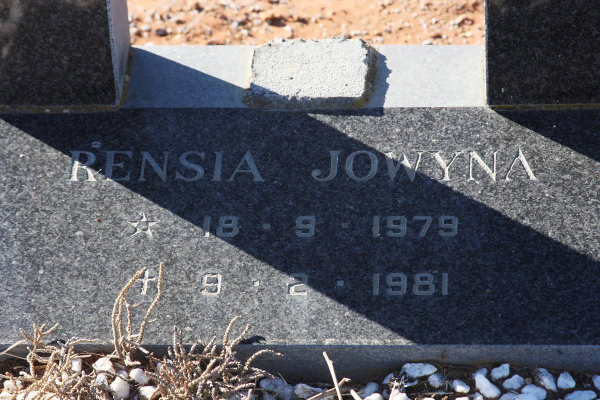EEDEN Rensia Jowyna, van 1979-1981