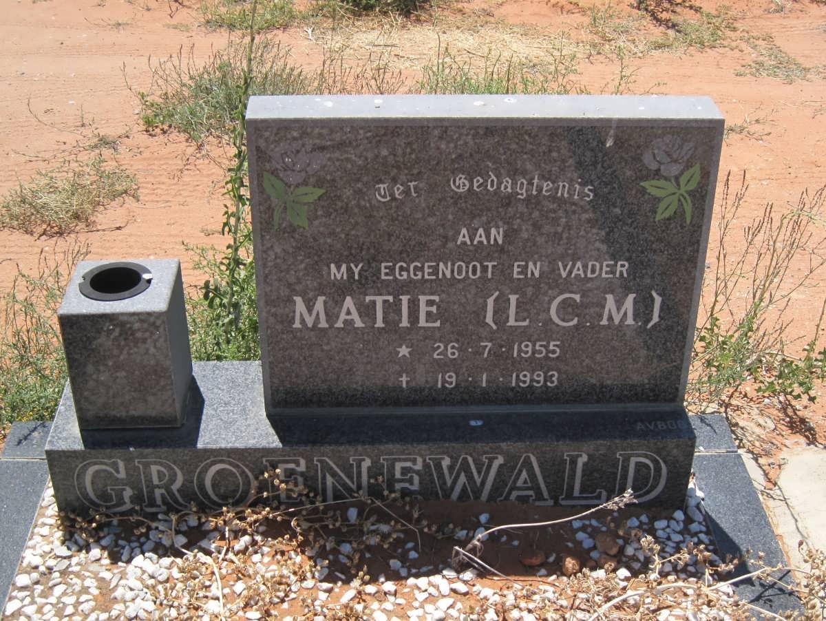 GROENEWALD L.C.M. 1955-1993