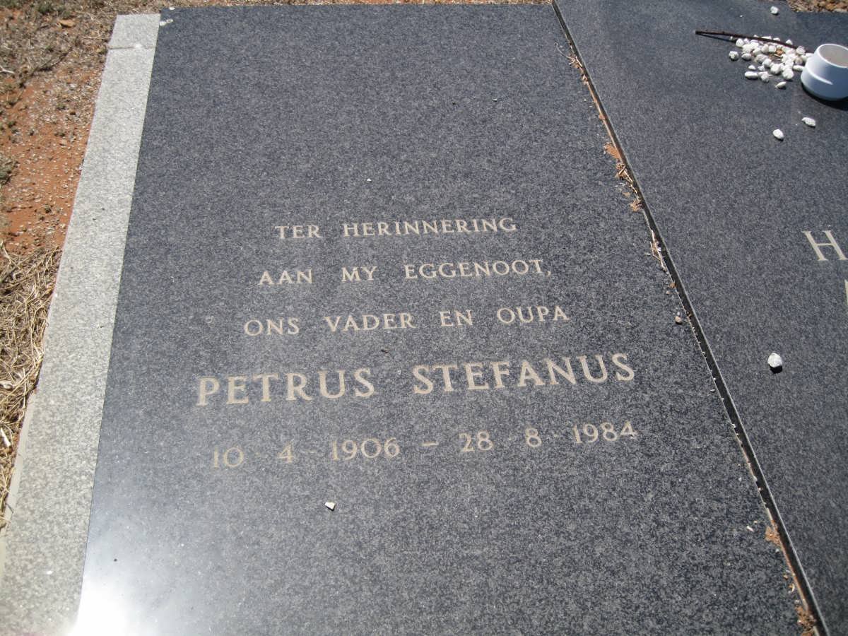 HAASBROEK Petrus Stefanus 1908-1984 