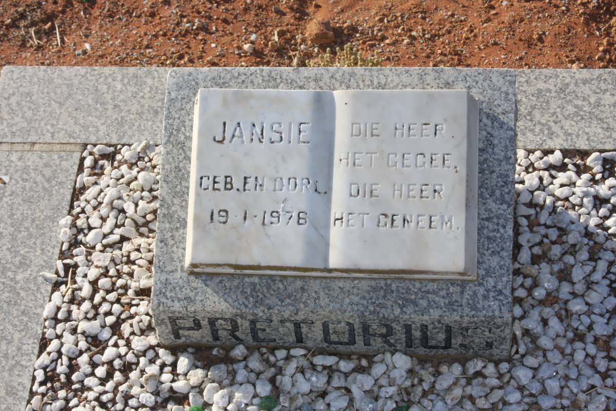 PRETORIUS Jansie 1976-1976