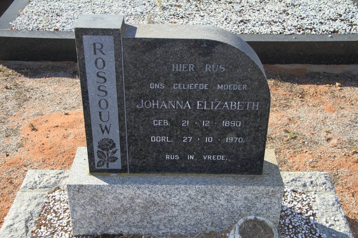 ROSSOUW Johanna Elizabeth 1890-1970