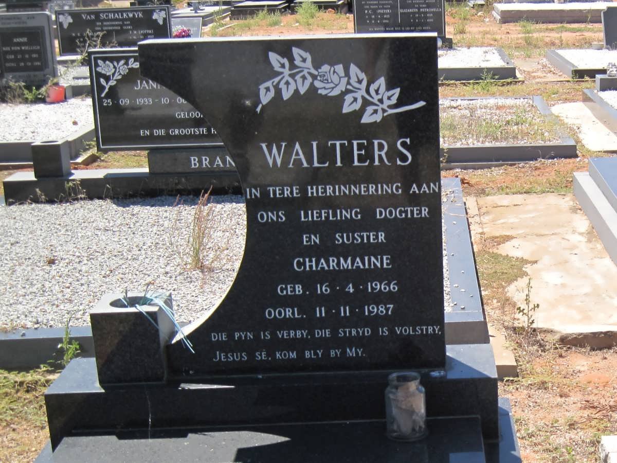 WALTERS Charmaine 1966-1987