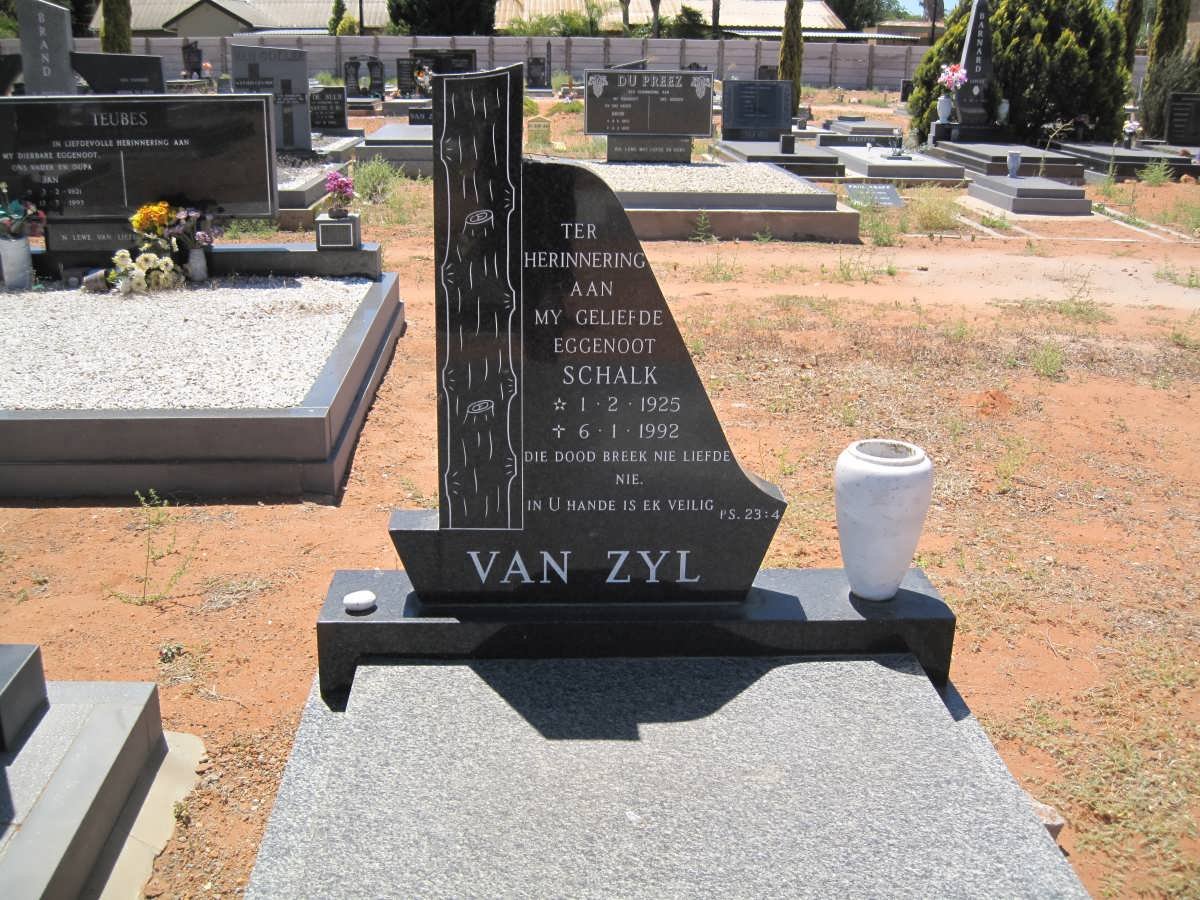ZYL Schalk, van 1925-1992