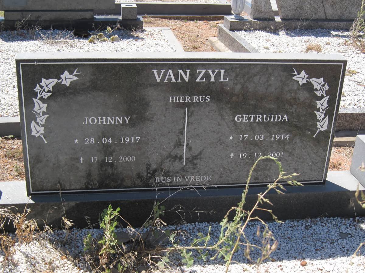 ZYL Johanny, van 1917-2000 &amp; Gertruida 1914-2001