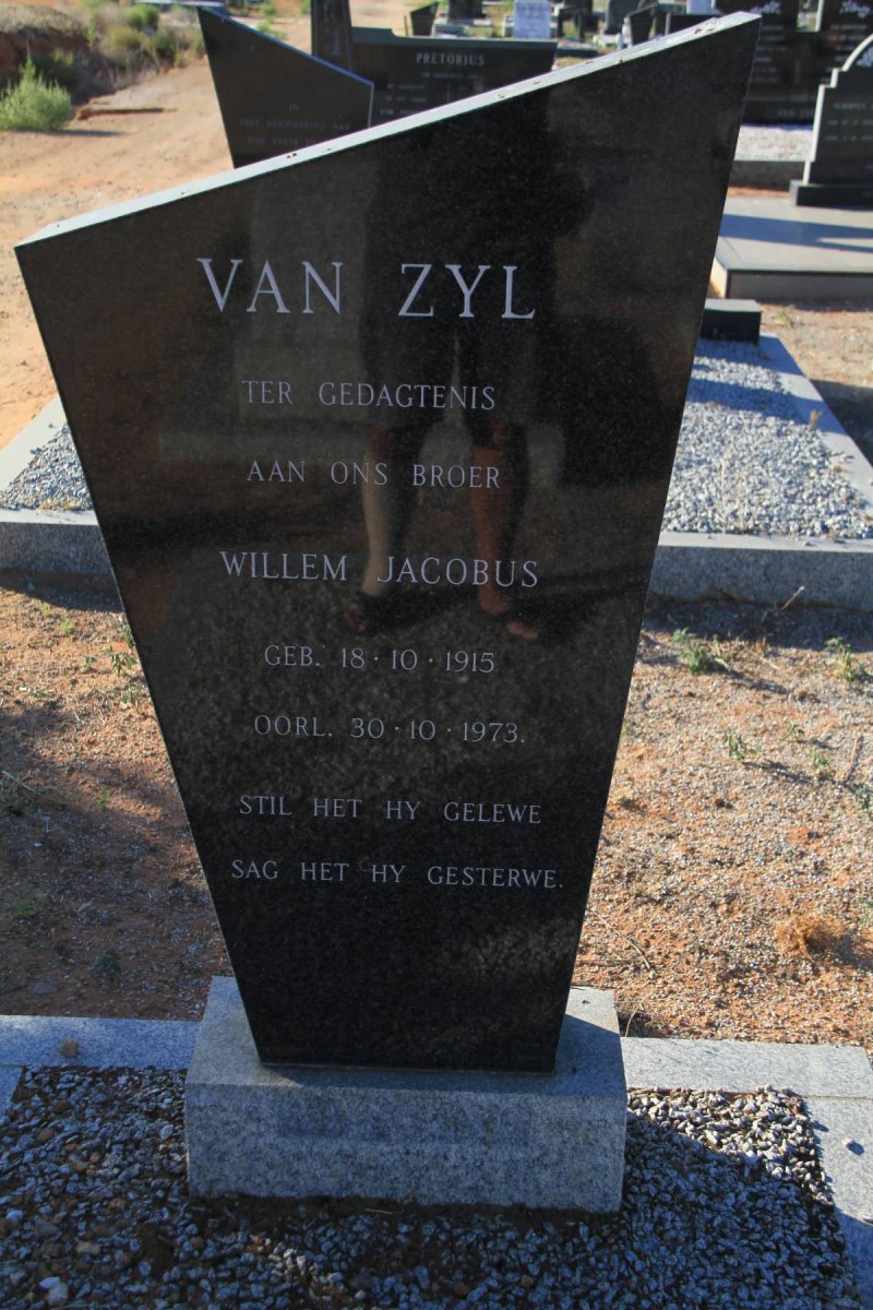 ZYL Willem Jacobus, van 1915-1973
