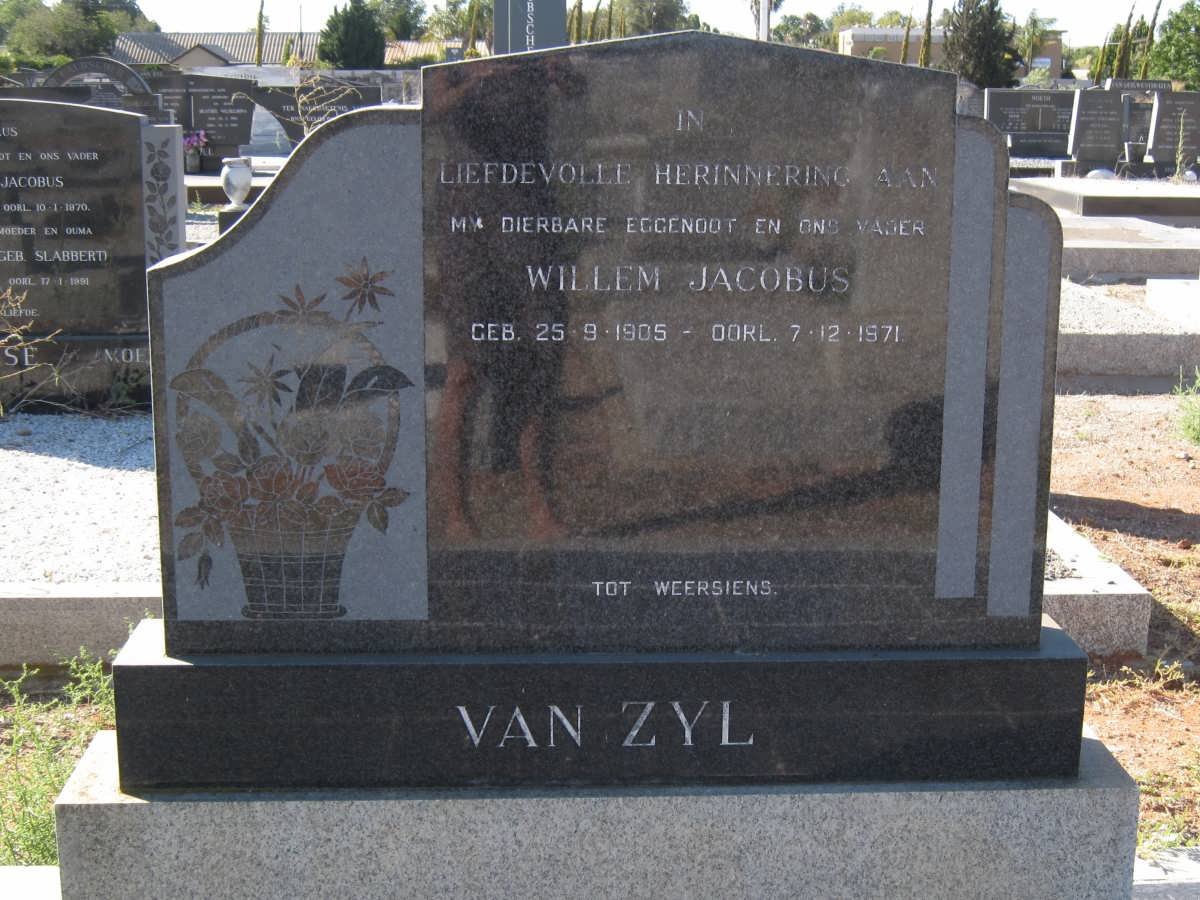 ZYL Willem Jacobus, van 1905-1971