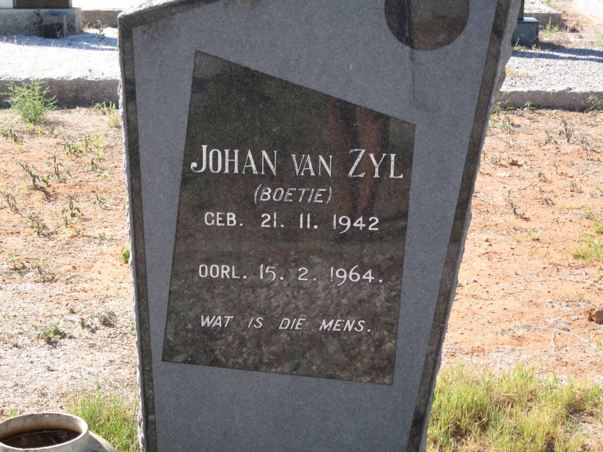ZYL Johan, van 1942-1964