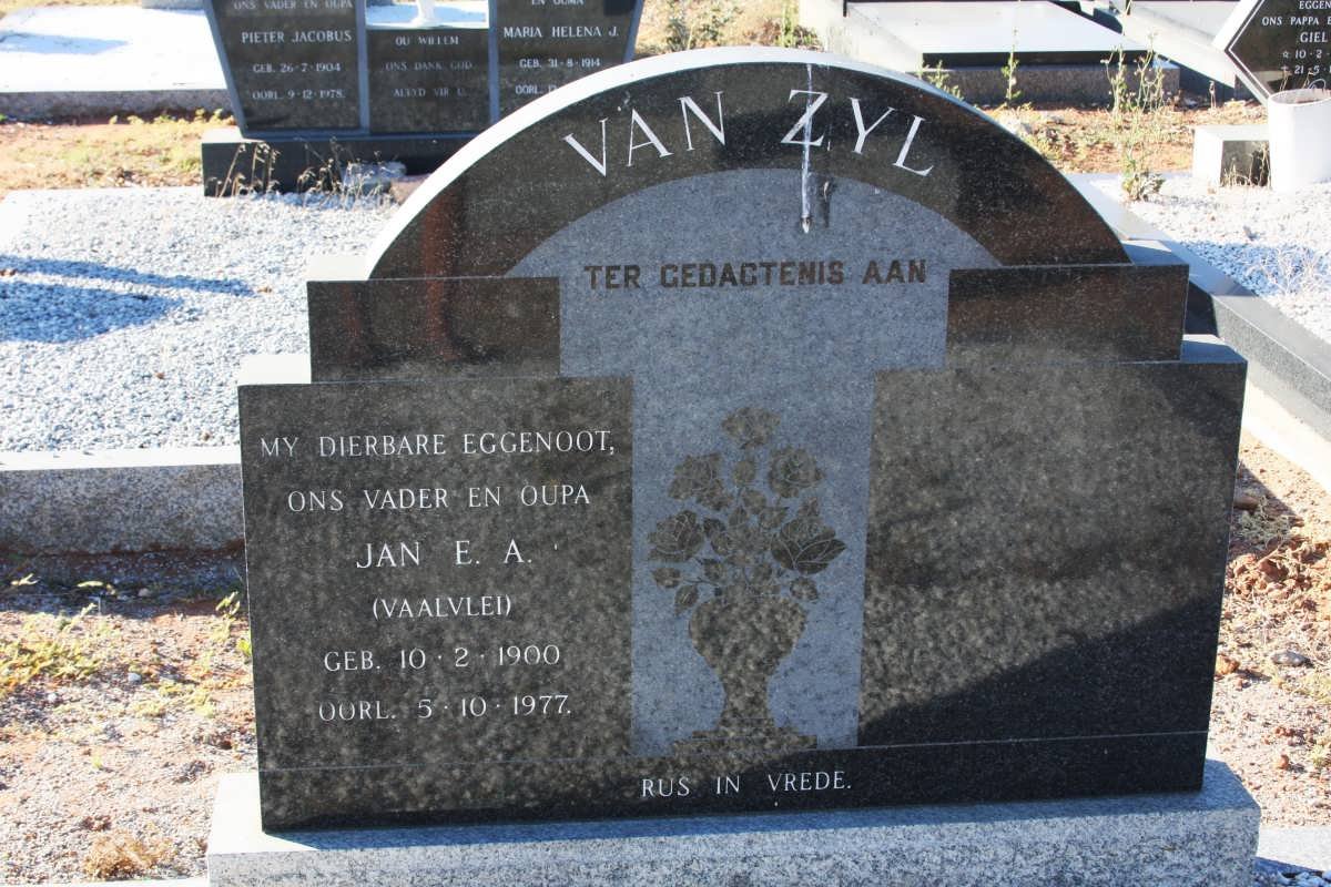 ZYL Jan E.A., van 1900-1977
