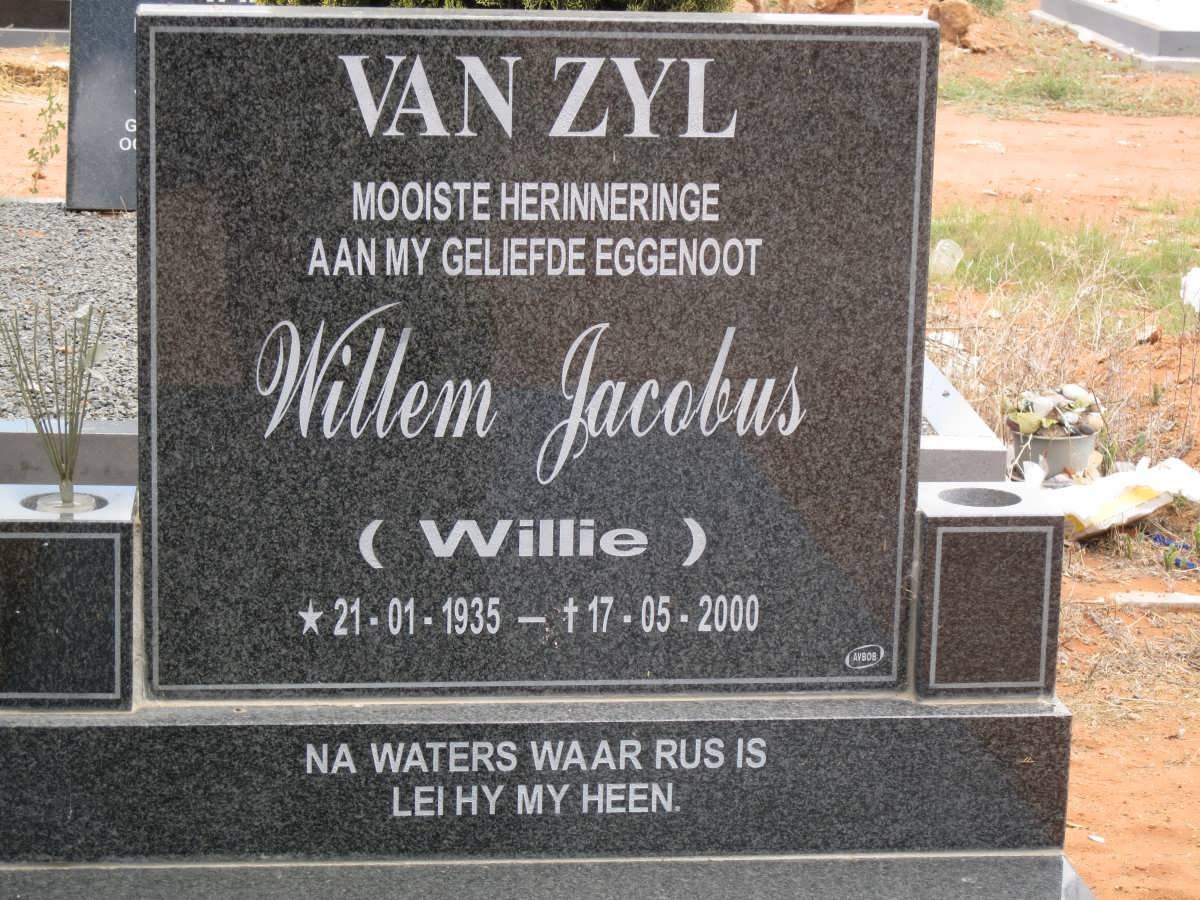 ZYL Willem Jacobus, van 1935-2000