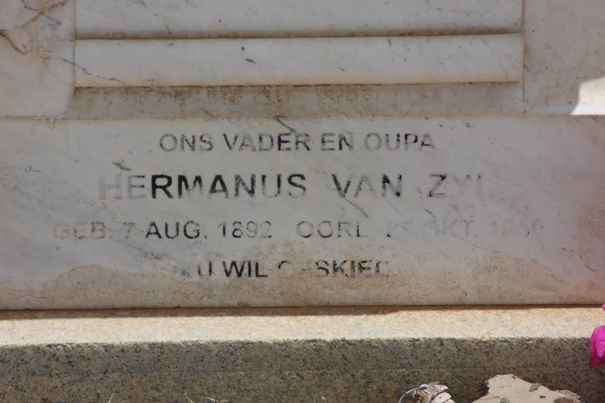 ZYL Hermanus, van 1892-1960 