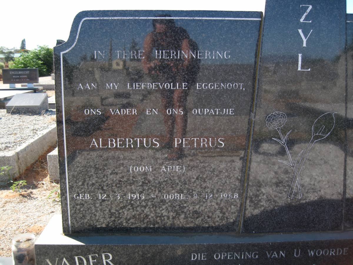 ZYL Andries Petrus, van 1915-1968