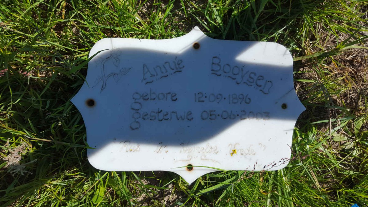 BOOYSEN Annie 1896-2003