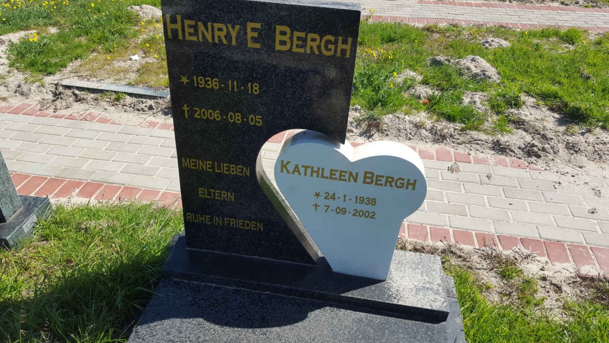 BERGH Henry E. 1936-2006 &amp; Kathleen 1938-2002