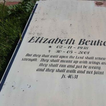 BEUKES Elizabeth 1938-2001