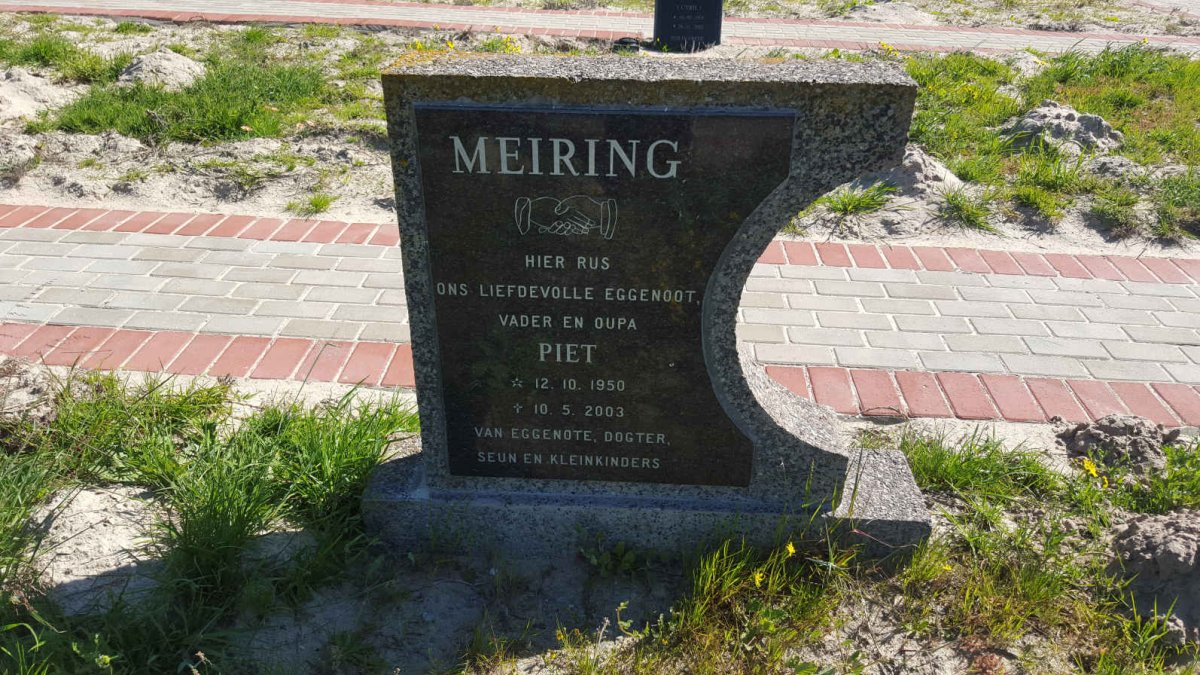 MEIRING Piet 1950-2003