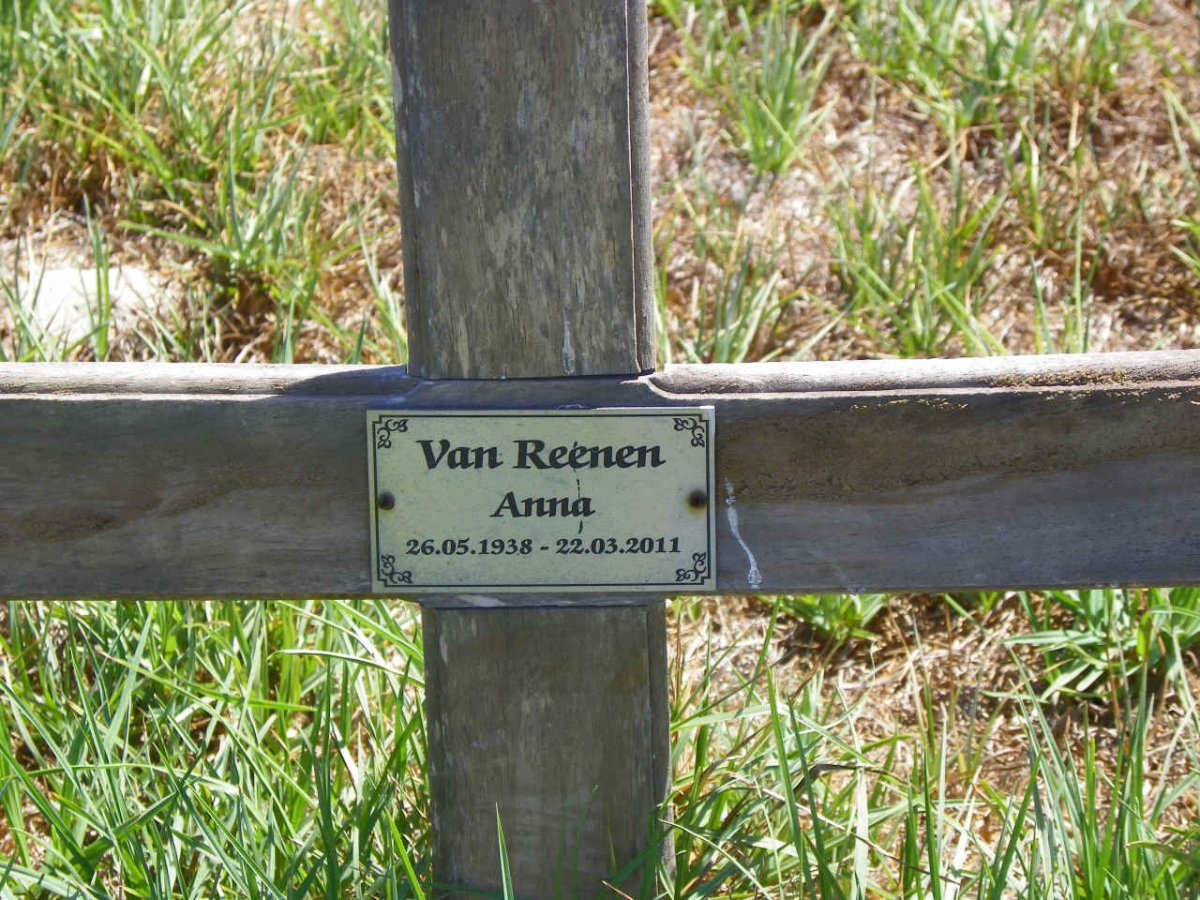 REENEN Anna, van 1938-2011