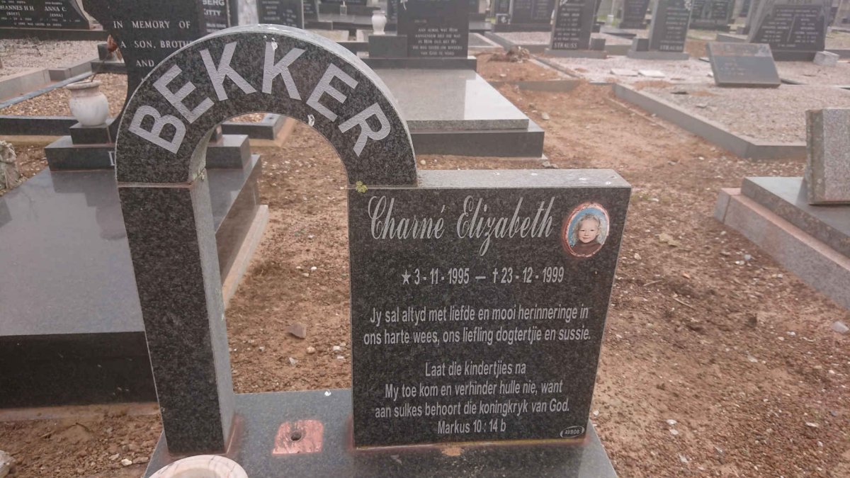 BEKKER Charne Elizabeth 1995-1999