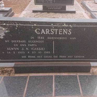 CARSTENS Alwyn J.N. 1920-1985