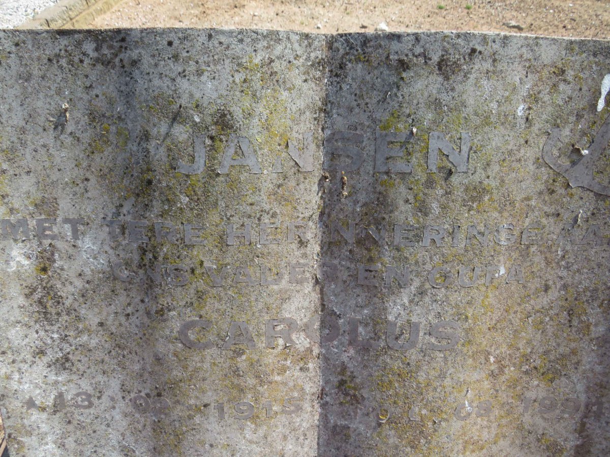 JANSEN Carolus 1915-1994