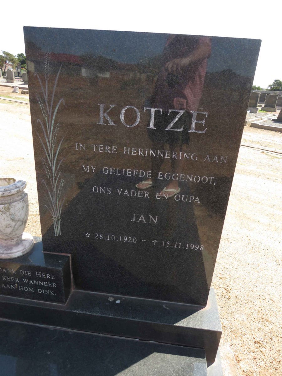 KOTZÉ Jan 1920-1998