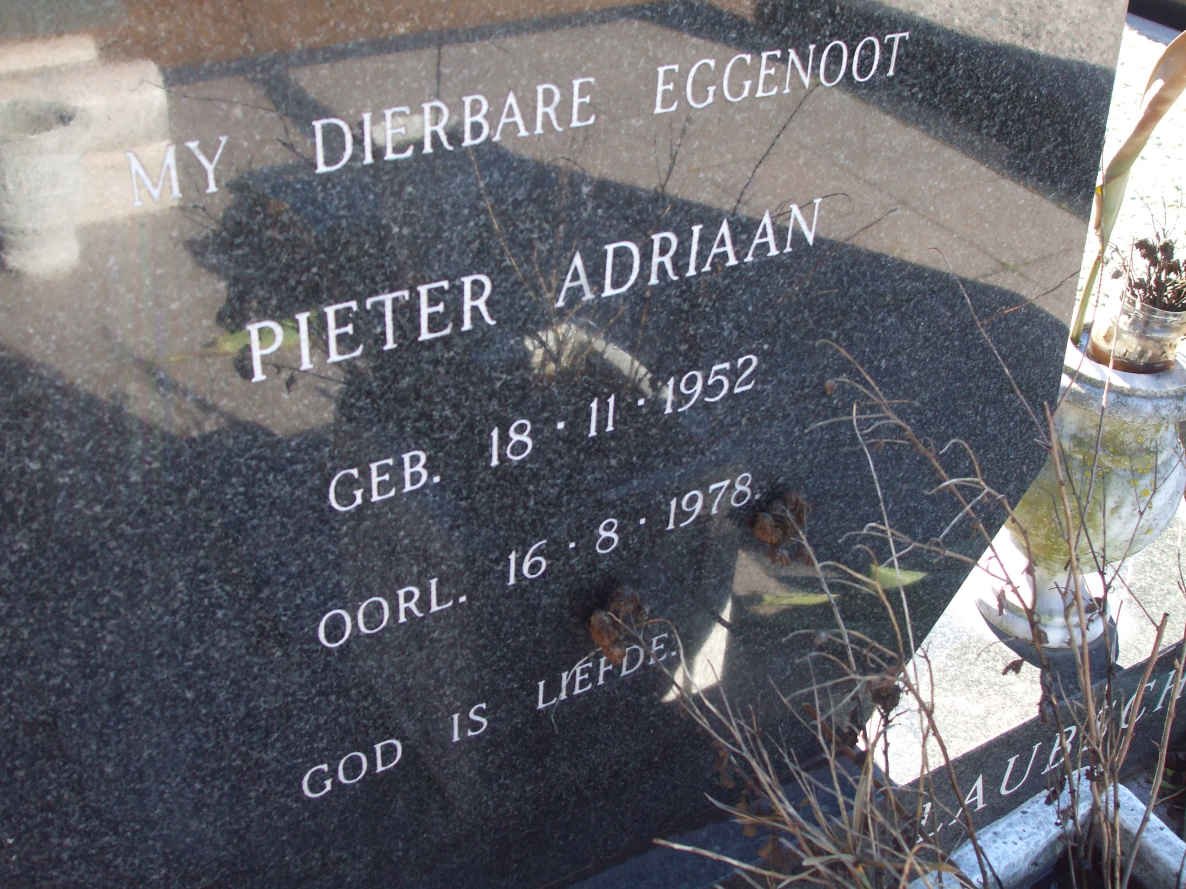 LAUBSCHER Pieter Adriaan 1952-1978
