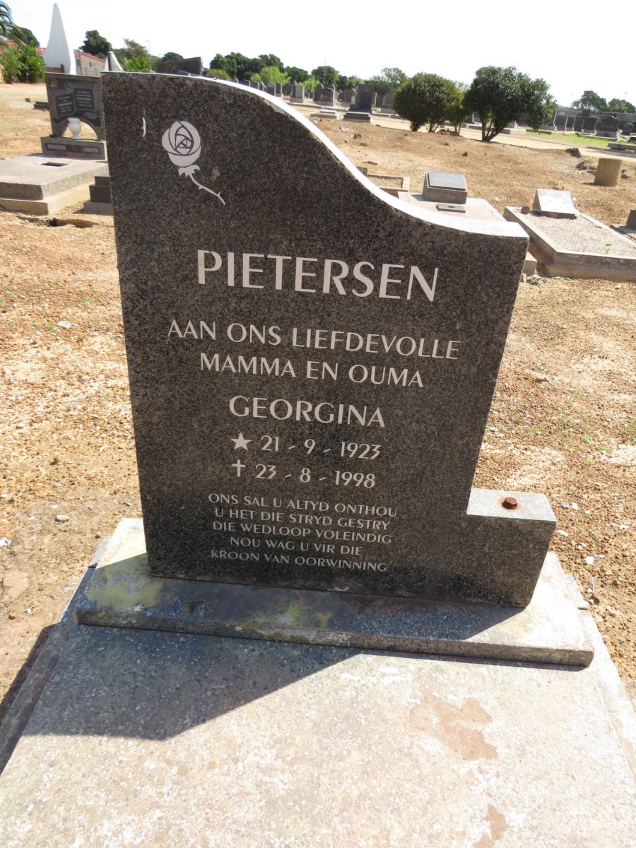 PIETERSEN Georgina 1923-1998