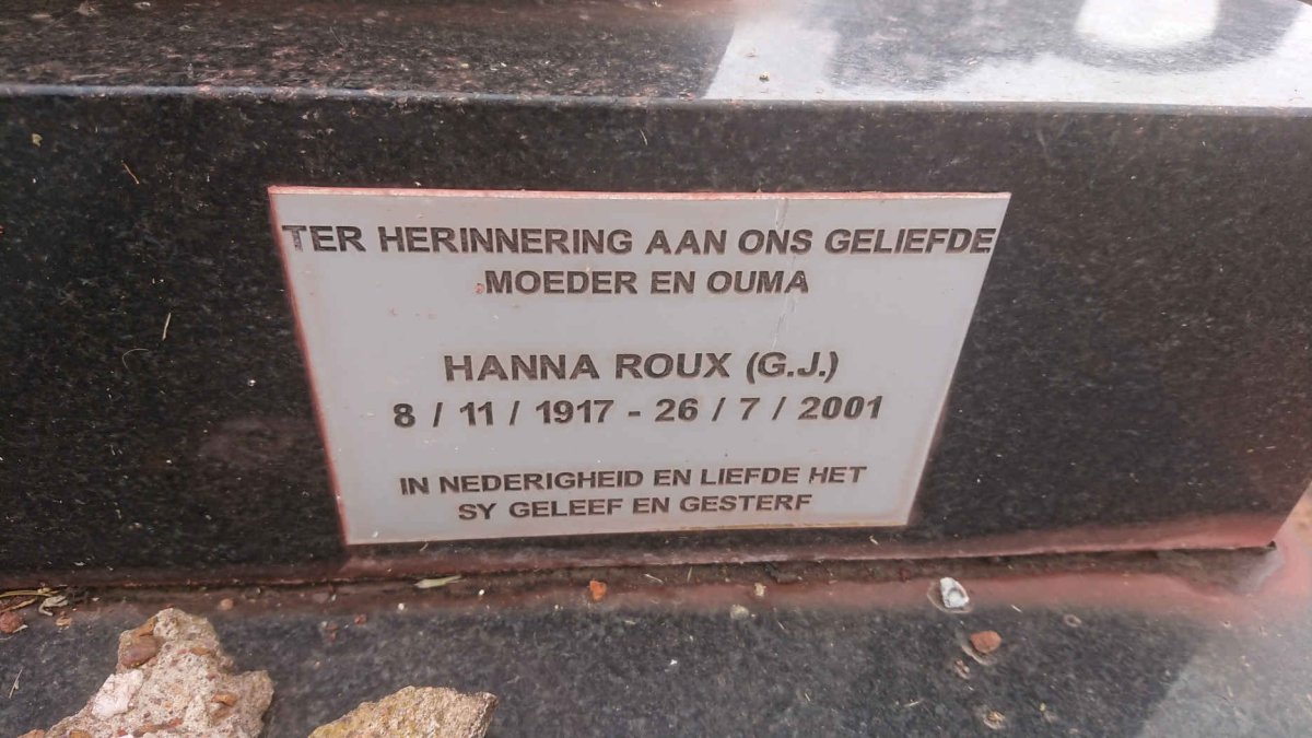 ROUX G.J. 1917-2001