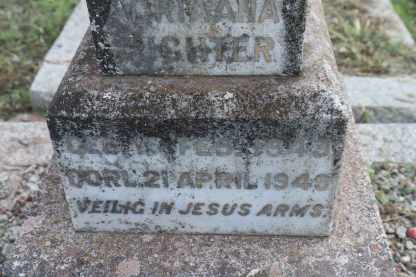 RICHTER Johanna Adriana 1943-1949