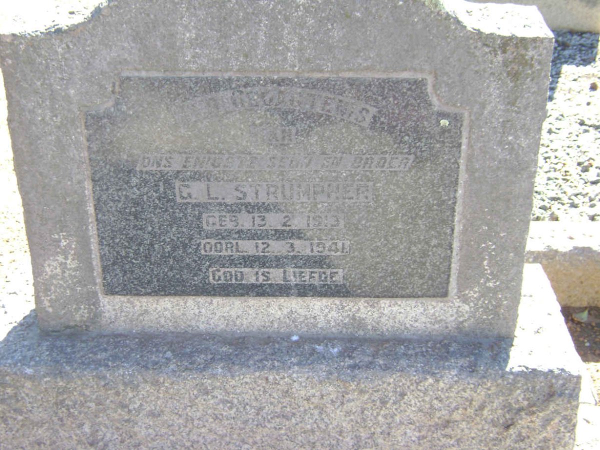 STRUMPHER G.L. 1913-1941
