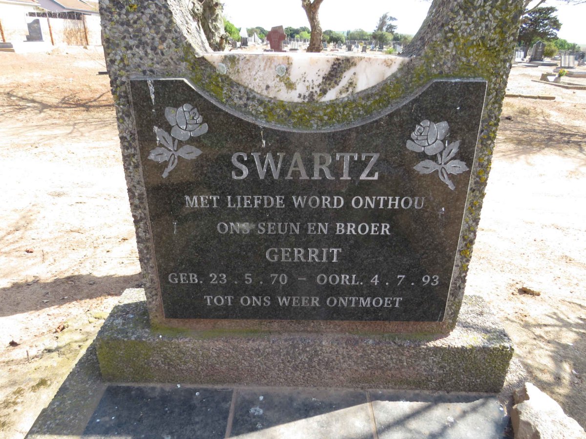 SWARTZ Gerrit 1970-1993