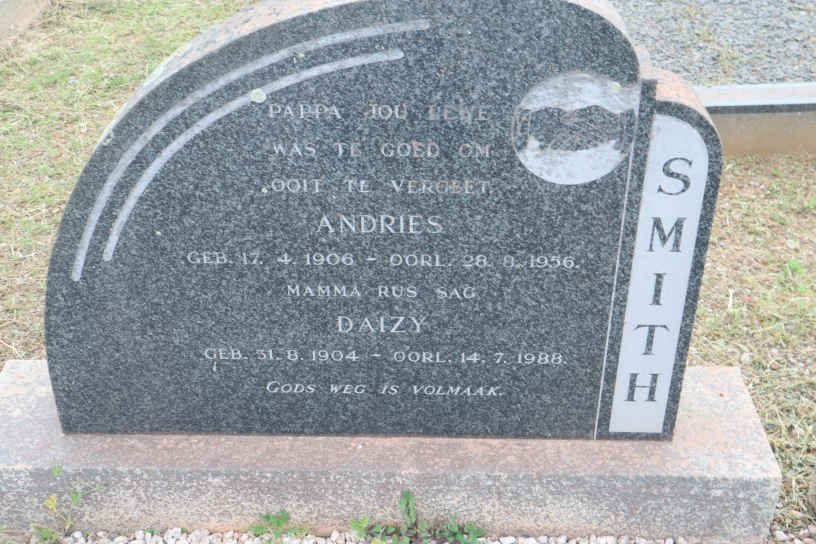 SMITH Andries 1906-1956 &amp; Daizy 1904-1988