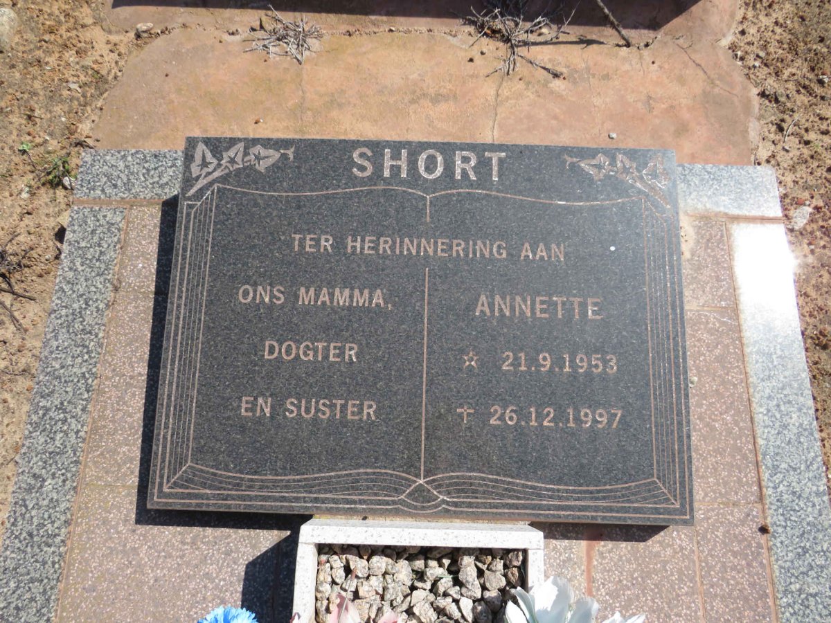 SHORT Anette 1953-1997