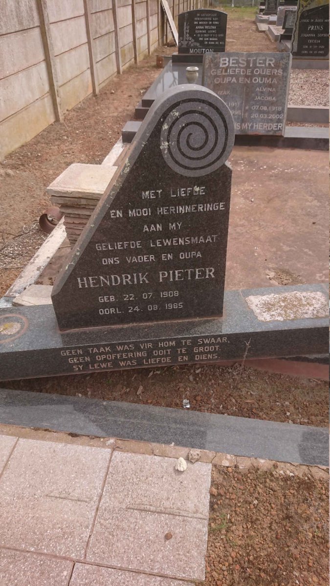 ? Hendrik Pieter 1908-1985