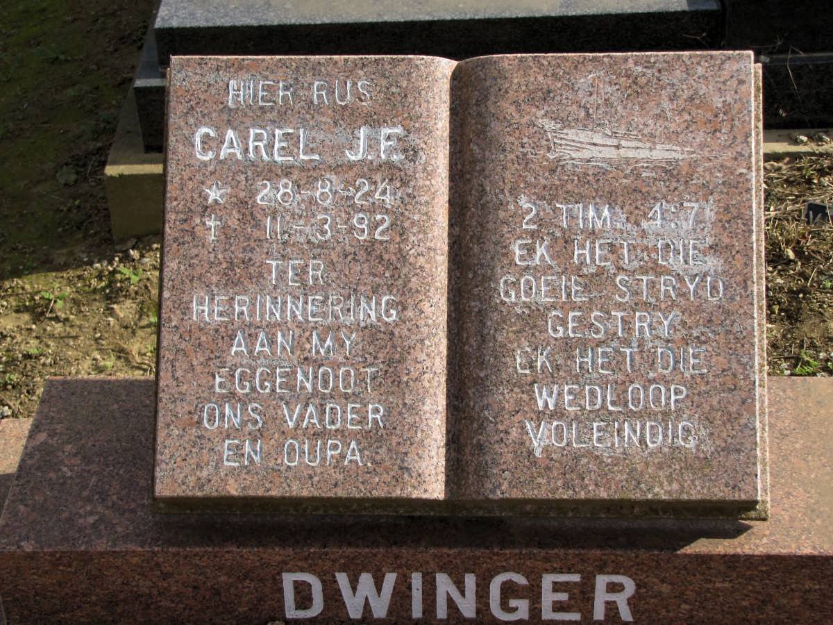 DWINGER Carel J.E. 1924-1992