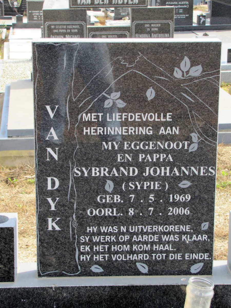 DYK Sybrand Johannes, van 1969-2006 