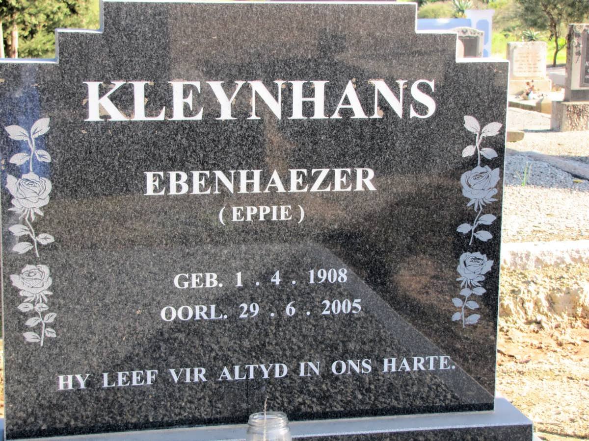 KLEYNHANS Ebenhaezer 1908-2005