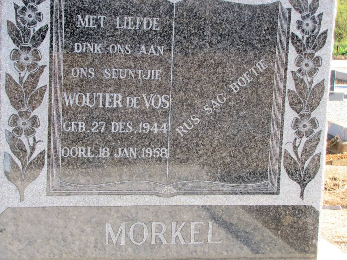 MORKEL Wouter de Vos 1944-1958