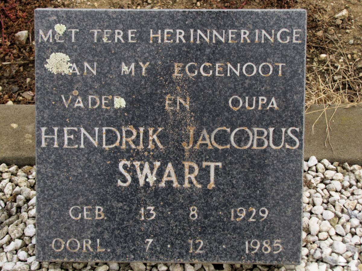 SWART Hendrik Jacobus 1929-1985