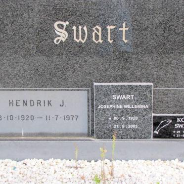 SWART Hendrik J. 1920-1977 &amp; Josephine Wilhelmina 1928-2003 :: SWART Koos 1964-2007