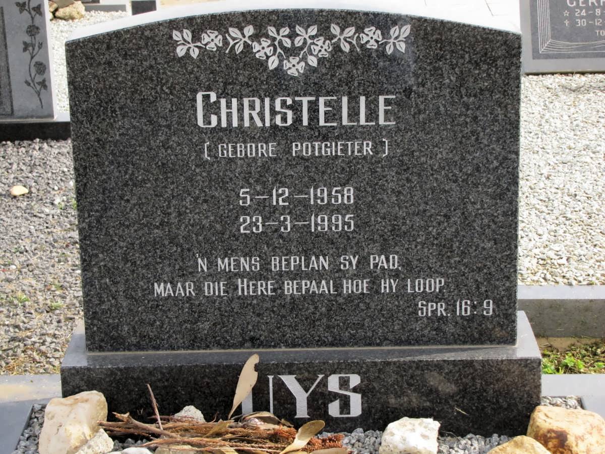 UYS Christelle nee POTGIETER 1958-1995