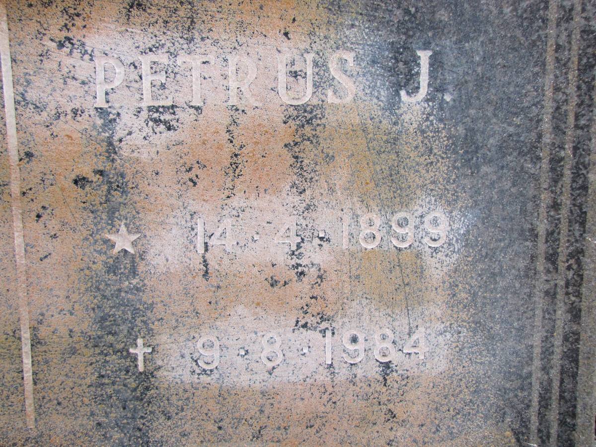 UYS Petrus J. 1899-1984