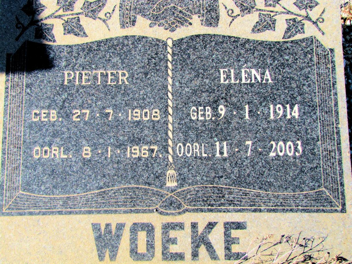 WOEKE Pieter 1908-1967 &amp; Elena 1914-2003