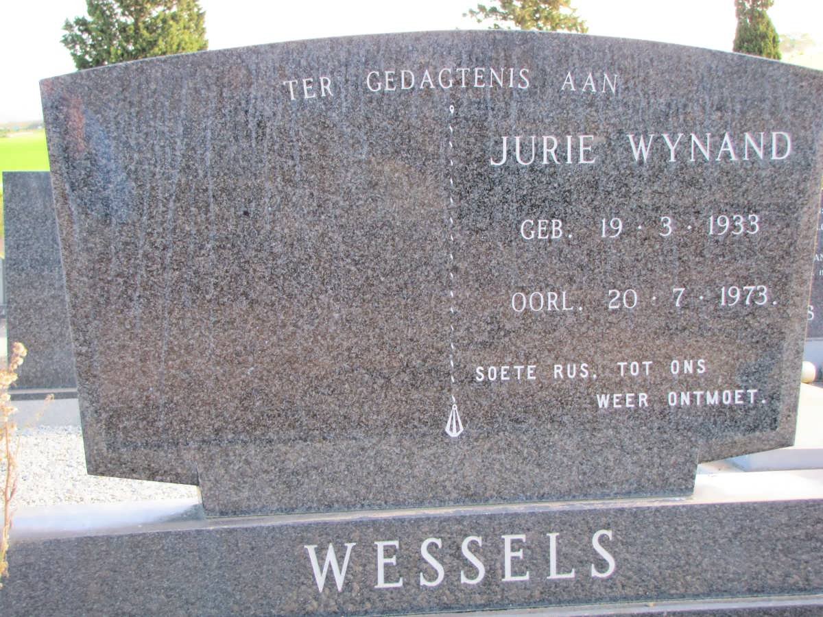 WESSELS Jurie Wynand 1933-1973