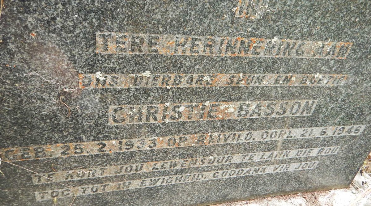 BASSON Christie 1933-1946