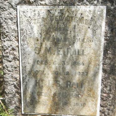 RALL H.J.S. 1861-1939 &amp; S.M.E. 1866-1927