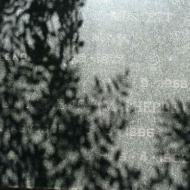 MUSKETT H.W. 1877-1956 &amp; L.M. MALHERBE 1886-19?2