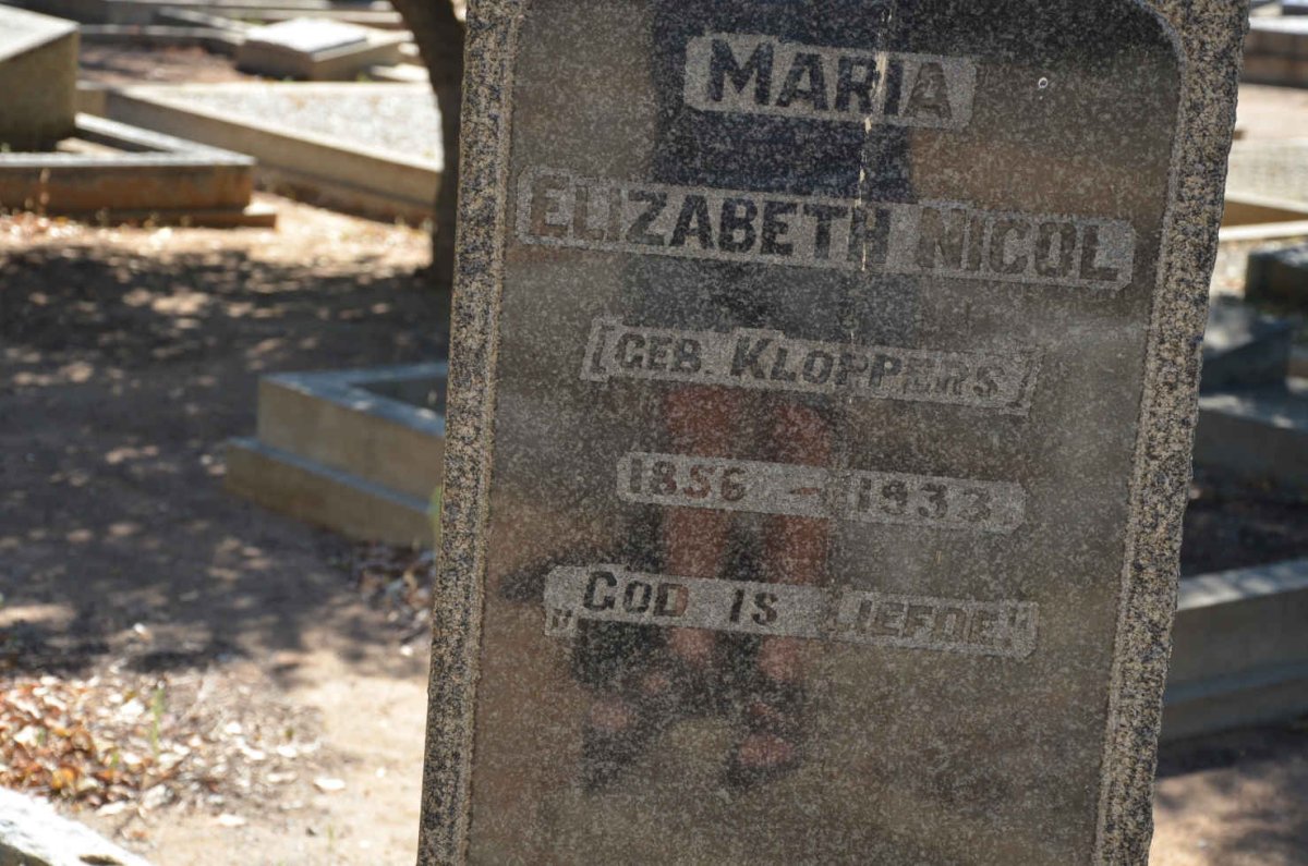 NICOL Matthew 1854-1932 &amp; Maria Elizabeth KLOPPERS 1856-1933