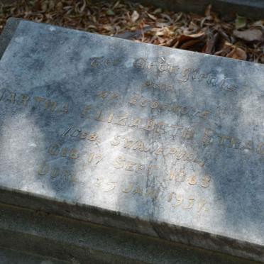 STRACHAN Martha Elizabeth nee SWANEPOEL 1868-1937