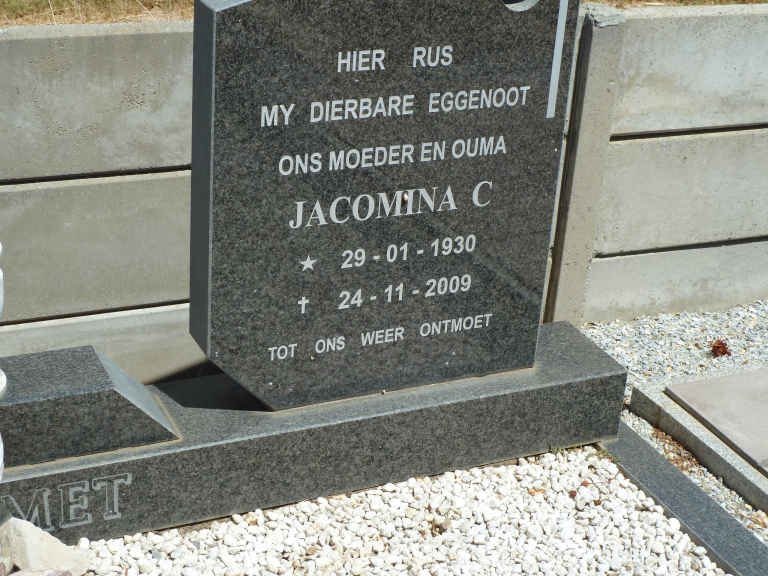 STEMMET Johannes J. 1916-1987 &amp; Jacomina C. 1930-2009