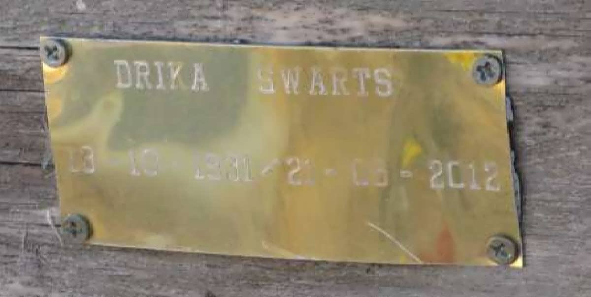 SWARTS Drika 1931-2012